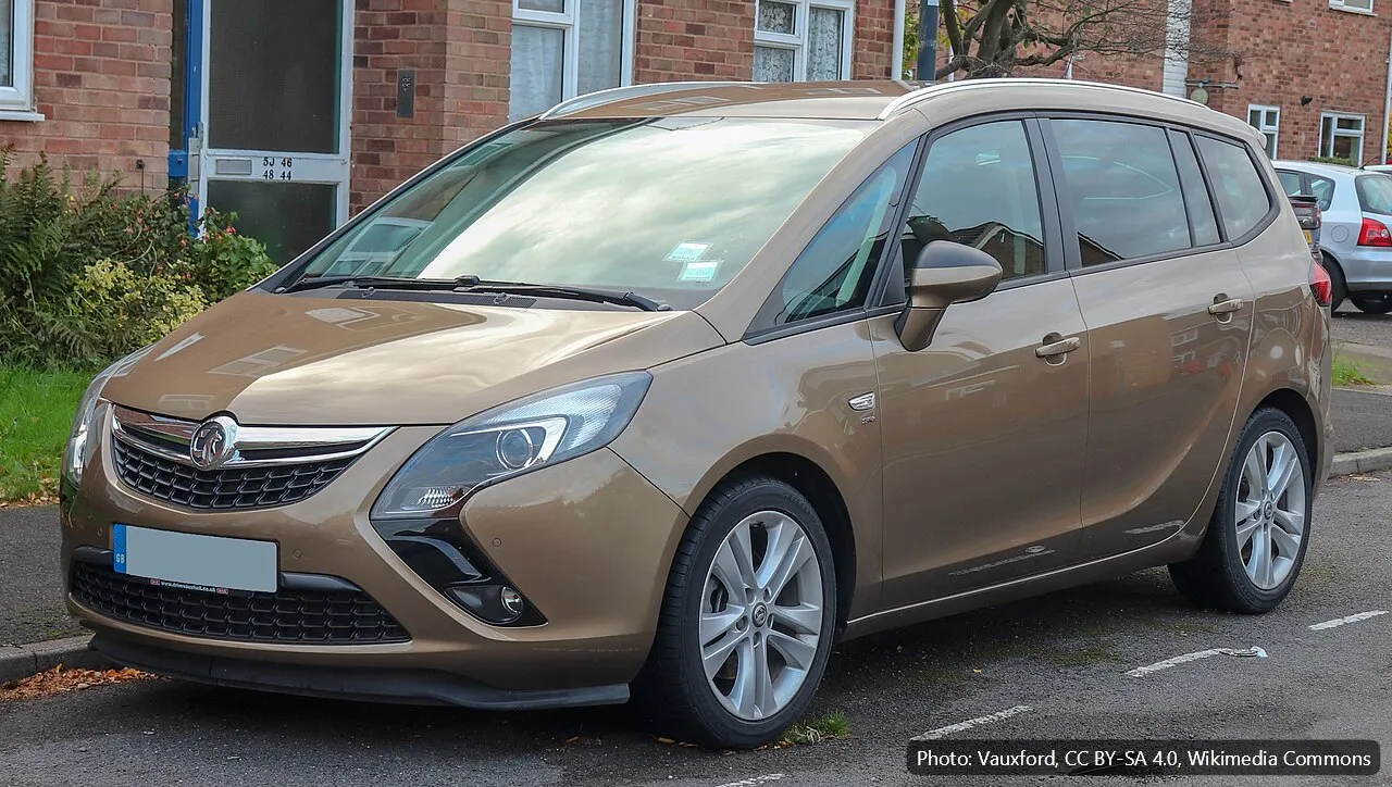 VAUXHALL ZAFIRA EXCLUSIV (example photo)