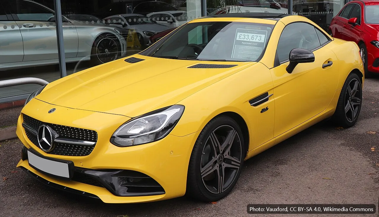 MERCEDES-BENZ SLC 180 AMG LINE AUTO (example photo)